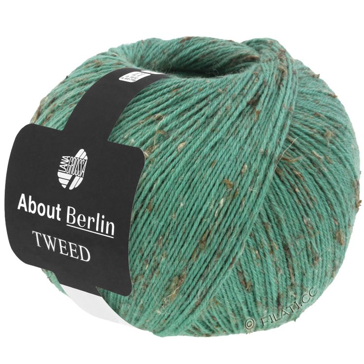 MEILENWEIT 100g Tweed (ABOUT BERLIN) - von Lana Grossa | 901-Grün meliert