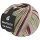 Lana Grossa MEILENWEIT 100g Yak Nature (ABOUT BERLIN) | 672-Weinrot/Altrosa/Lindgrün/Dunkelgrau meliert