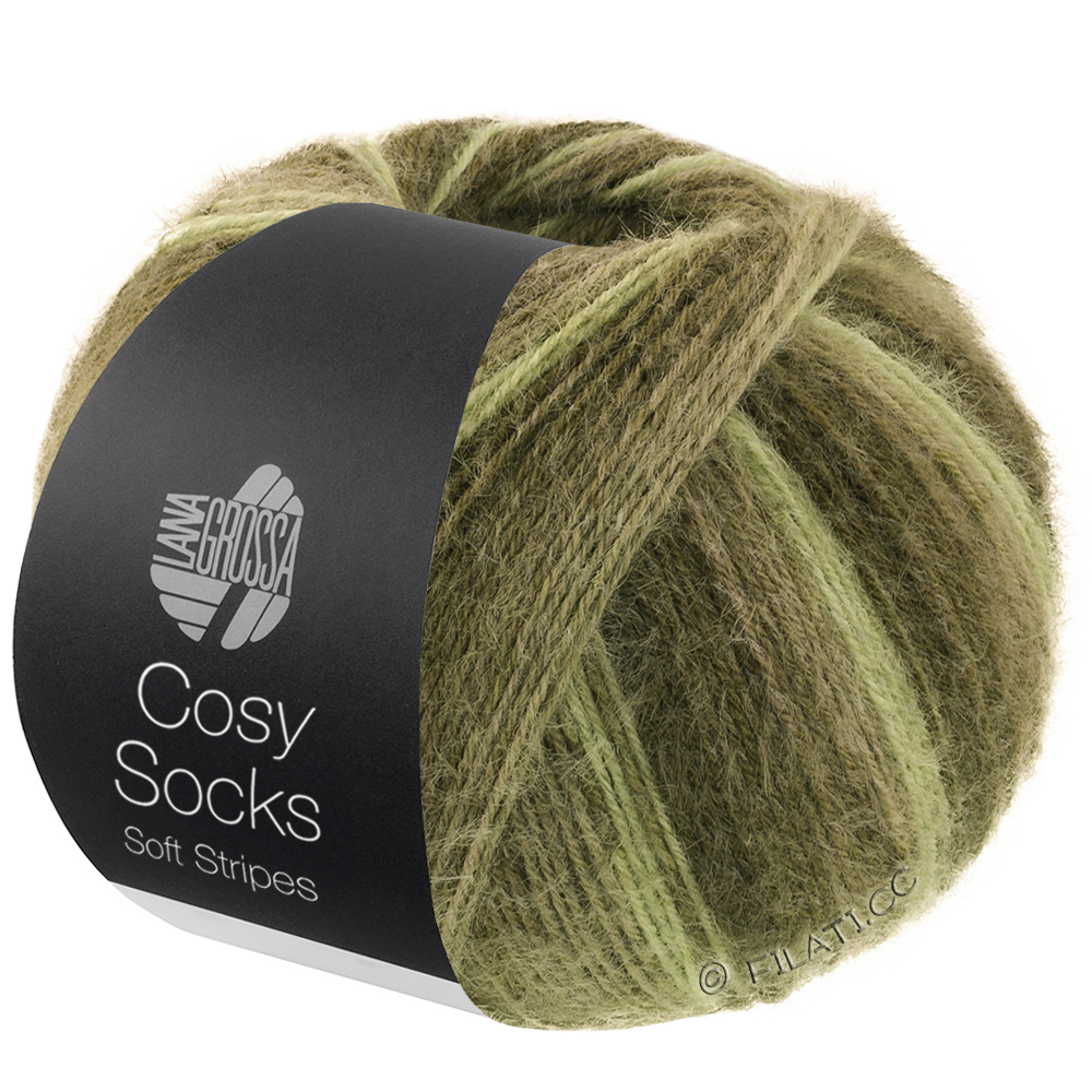 MEILENWEIT 100g Cosy Socks Soft Stripes - von Lana Grossa | 107-