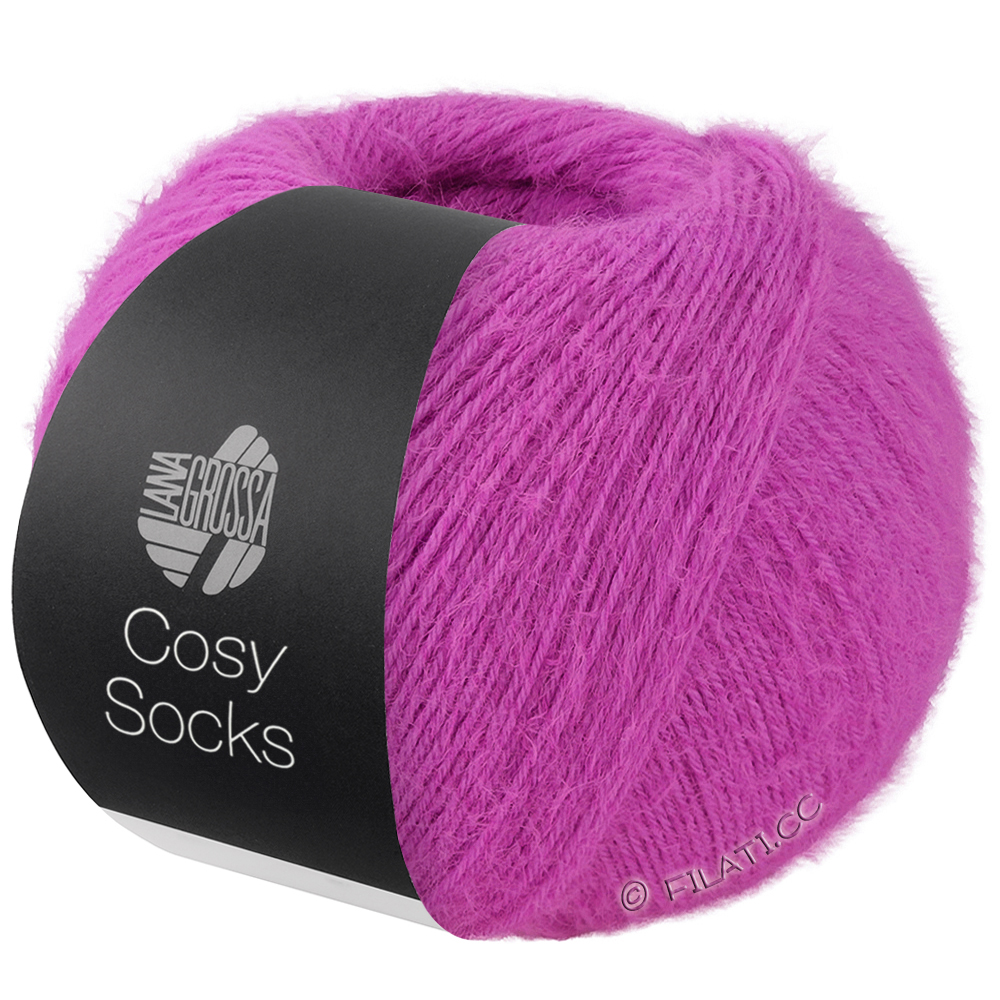 MEILENWEIT 100g Cosy Socks - von Lana Grossa | 16-Fuchsia