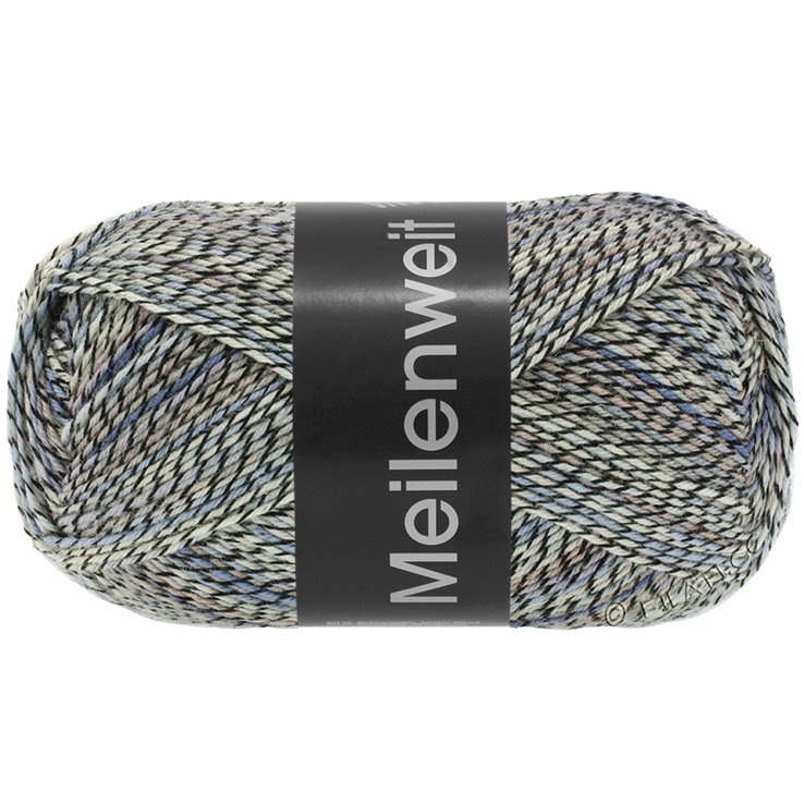 MEILENWEIT 100g Black Denim Mix - von Lana Grossa | 4651-