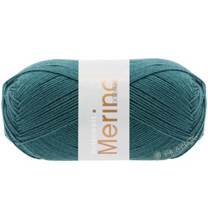 MEILENWEIT 100g Merino Extrafine Uni - von Lana Grossa | 2410-Blaugrün