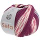 MEILENWEIT 100g Seta Adriana - von Lana Grossa | 3242-Fuchsia/Weiß/Lila/Orange/Rosa