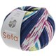 MEILENWEIT 100g Seta Adriana - von Lana Grossa | 3252-Tinte/Nachtblau/Weiß/Fuchsia/Blautürkis/Limette