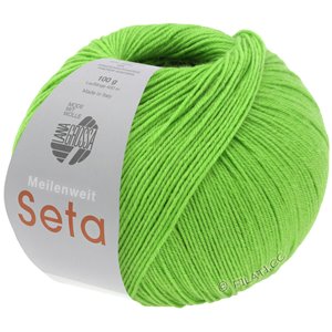 MEILENWEIT 100g Seta Uni - von Lana Grossa | 42-Frühlingsgrün