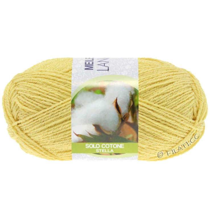 MEILENWEIT 50g Solo Cotone Stella - von Lana Grossa | 3603-Gelb