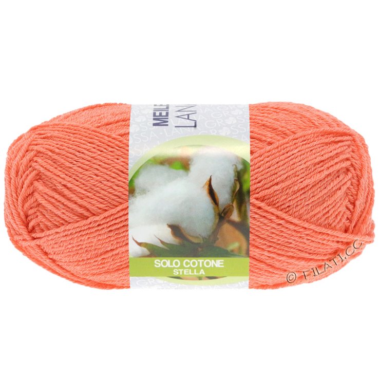 MEILENWEIT 50g Solo Cotone Stella - von Lana Grossa | 3604-Koralle