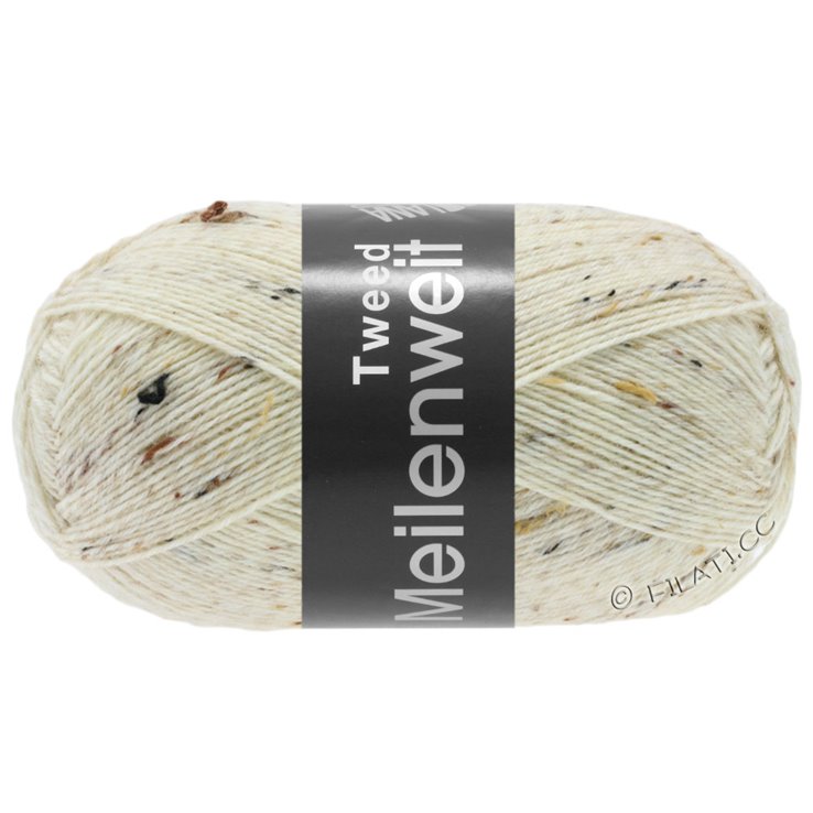 Lana Grossa MEILENWEIT 100g Tweed | 106-Natur meliert