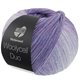Lana Grossa MEILENWEIT 100g Woolycell Duo | 6004-Rotviolett/Grauviolett/Jeans