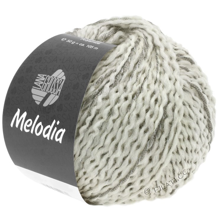 MELODIA - von Lana Grossa | 01-Weiß/Silber