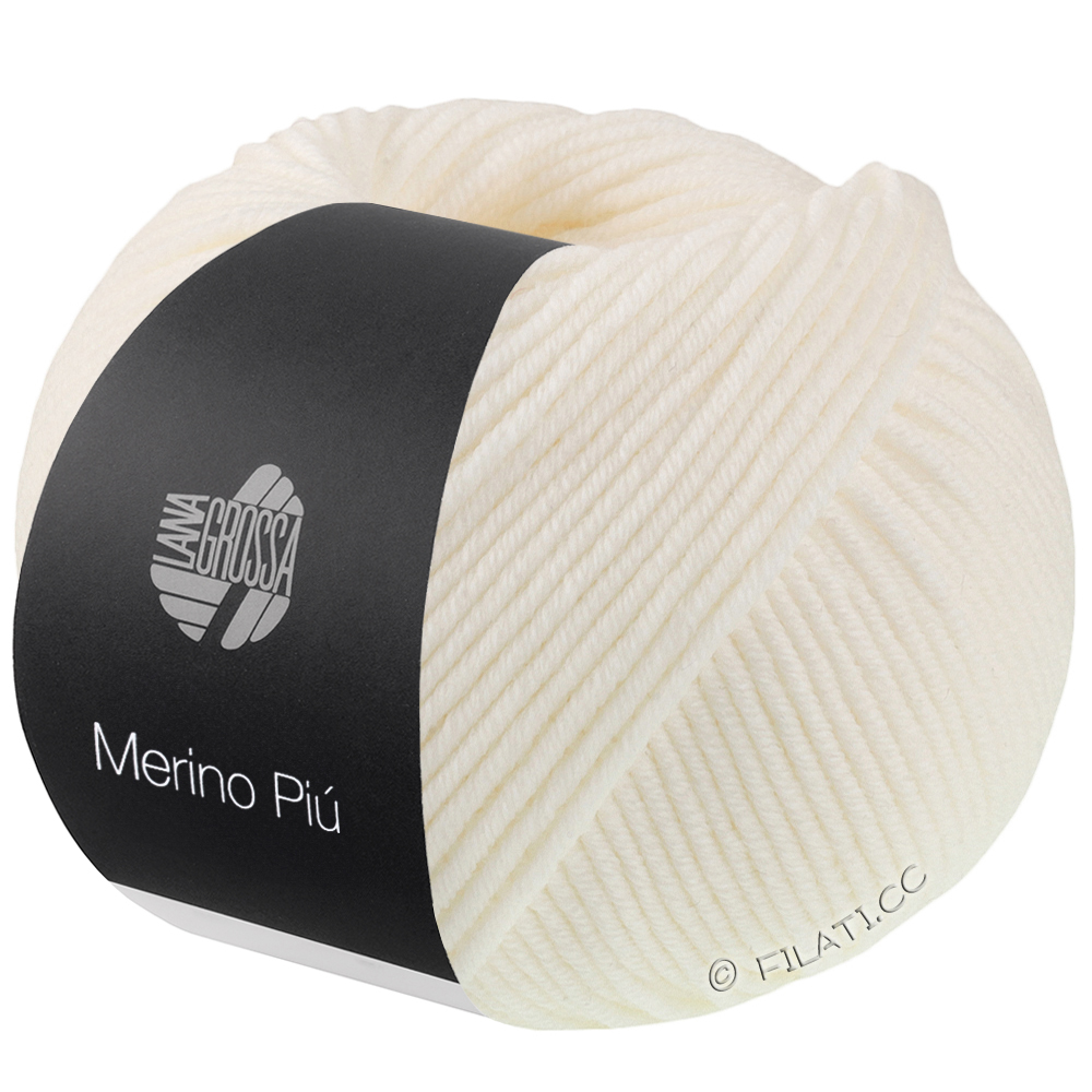 MERINO PIÙ - von Lana Grossa | 24-Weiß
