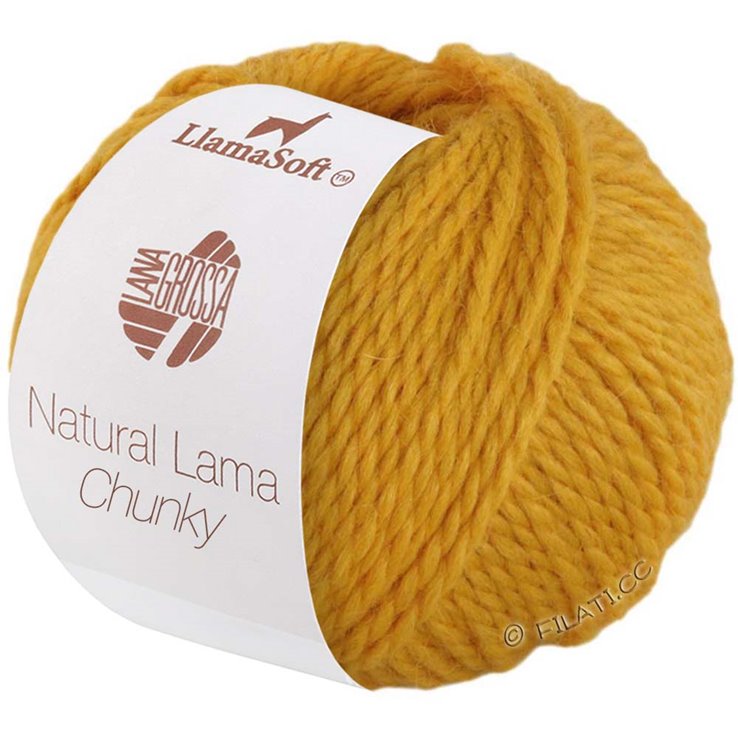 NATURAL LAMA CHUNKY - von Lana Grossa | 01-Gelb