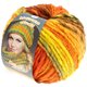 Lana Grossa OLYMPIA Classic | 049-Gelb/Orange/Zimtbraun/Türkis/Petrol