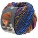 Lana Grossa OLYMPIA Classic | 096-Dunkelblau/Altrosa/Senf/Brombeer/Camel/Graubraun