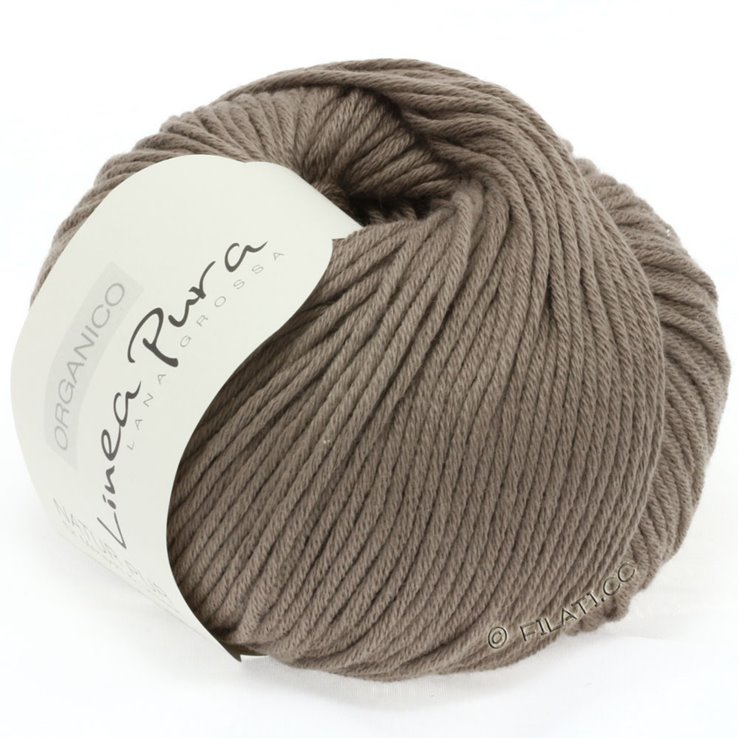 Lana Grossa ORGANICO Uni (Linea Pura, Auslaufqualität) | 003-Taupe