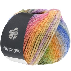 PAPPAGALLO - von Lana Grossa | 05-Nelke/Violett/Nougat/Grasgrün/Dunkelgrün/Pink/Orange/Graubraun/Blau/Gelb