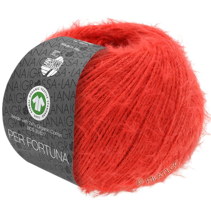 Lana Grossa PER FORTUNA (GOTS) | 02-Rot