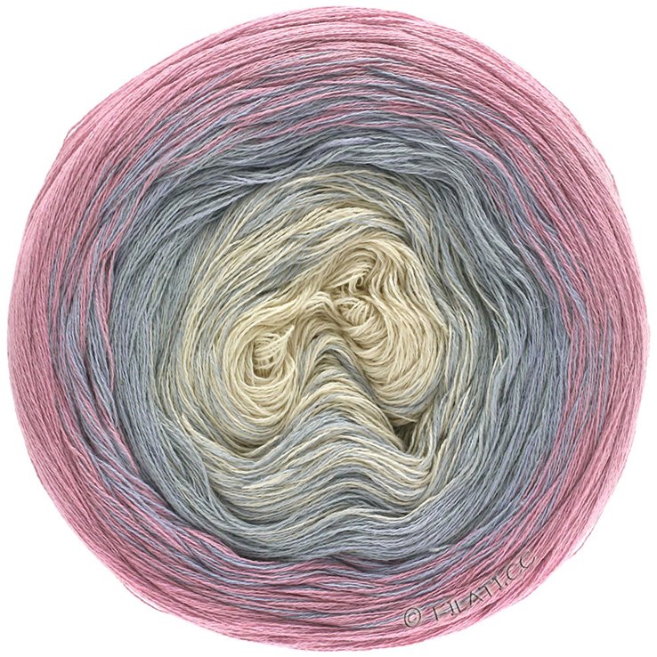 SHADES OF COTTON LINEN - von Lana Grossa | 701-Rosa/Grau/Hellgrau/Natur