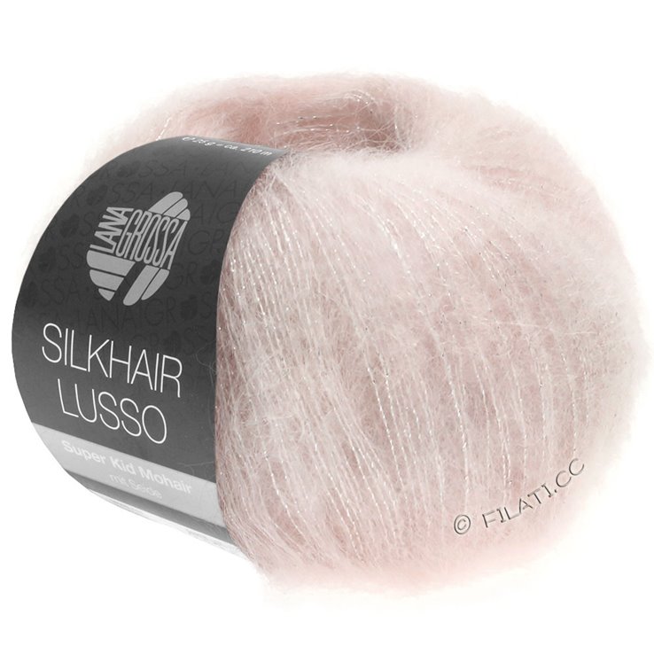 SILKHAIR Lusso - von Lana Grossa | 901-Pastellrosa
