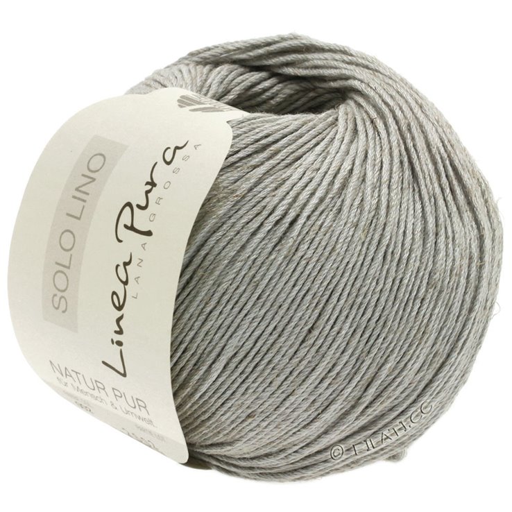 Lana Grossa SOLO LINO (Linea Pura) | 05-Grüngrau