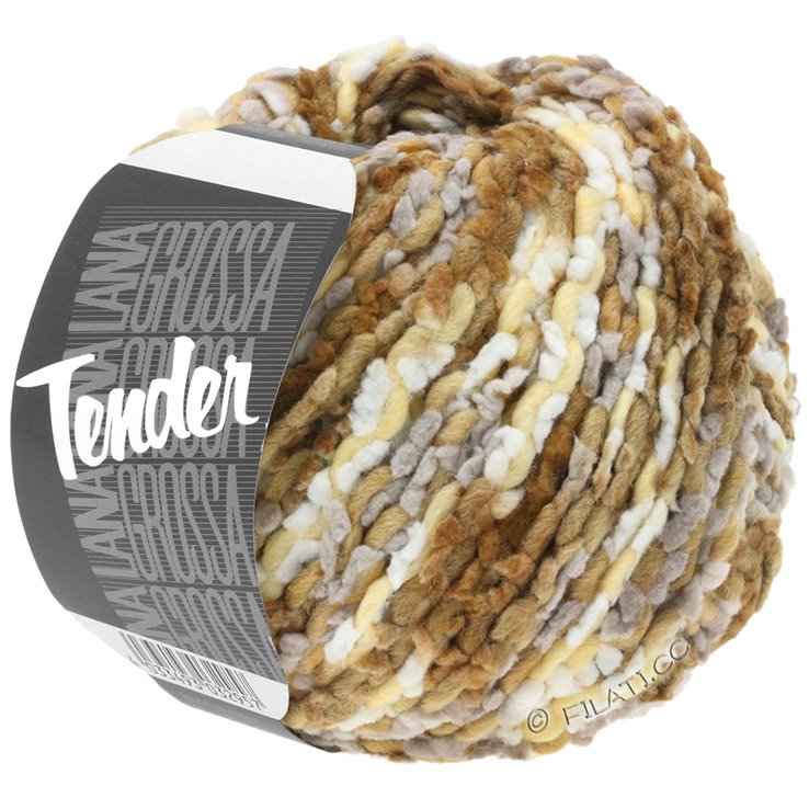 TENDER - von Lana Grossa | 05-Weiß/Beige/Braun/Taupe