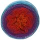 Lana Grossa TWISTED CASHMERINO | 806-Orange/Rot/Violett/Petrolgrün