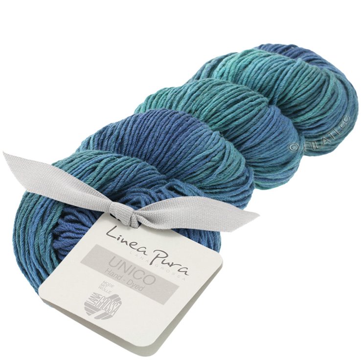 UNICO (Linea Pura) - von Lana Grossa | 01-Dunkelpetrol/Petrol/Türkis