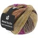 Lana Grossa MEILENWEIT 100g Yak Colorblock (ABOUT BERLIN) | 641-Fuchsia/Rosabeige/Rost/Gelb/Dunkelbraun/Grau meliert