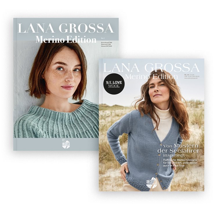 Merino Edition No. 2 & 3 von Lana Grossa