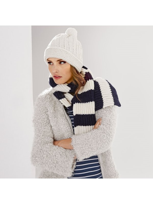 Lana Grossa SCHAL IM PATENTMUSTER Alta Moda Alpaca