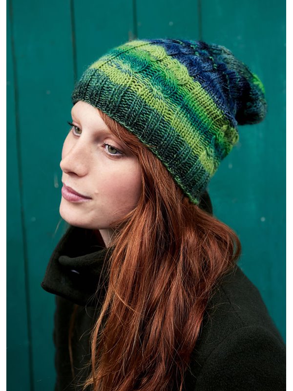 KLASSISCHE RIPPEN-BEANIE Cinque Multi von Lana Grossa