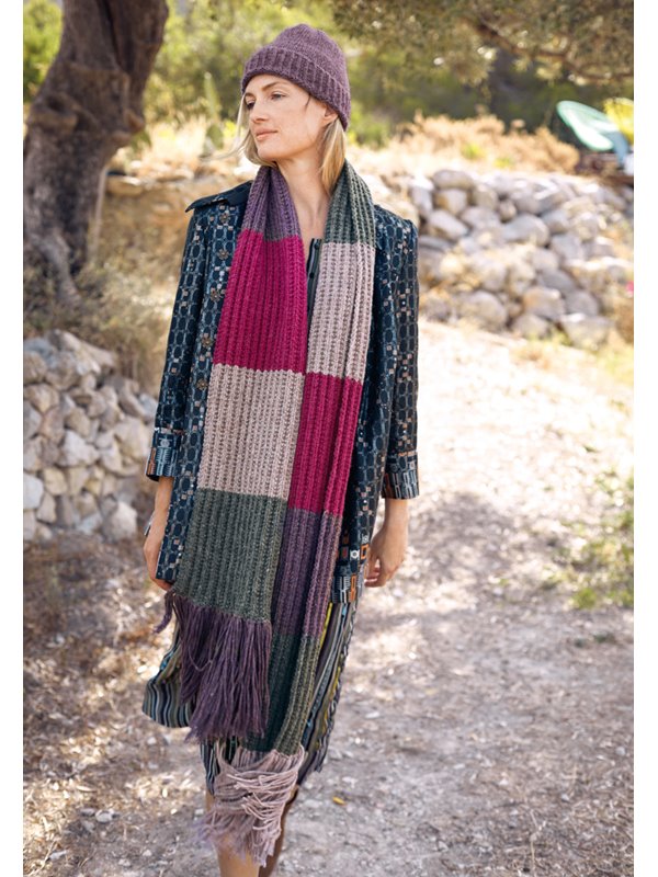 BLOCKSTREIFENSCHAL Alta Moda Alpaca von Lana Grossa