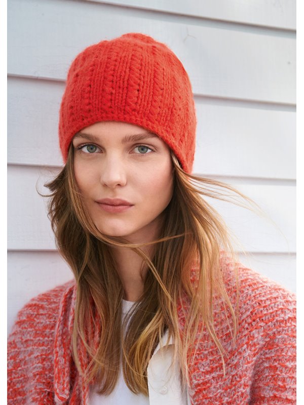 MÜTZE MIT LÄNGSMUSTER Brigitte No. 2 von Lana Grossa