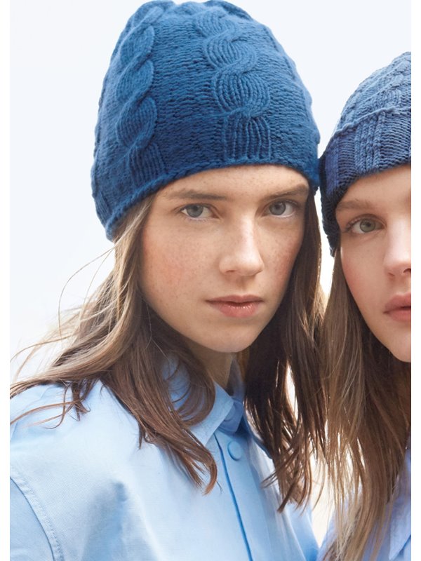 MÜTZE MIT ZÖPFEN Alta Moda Cashmere 16 von Lana Grossa