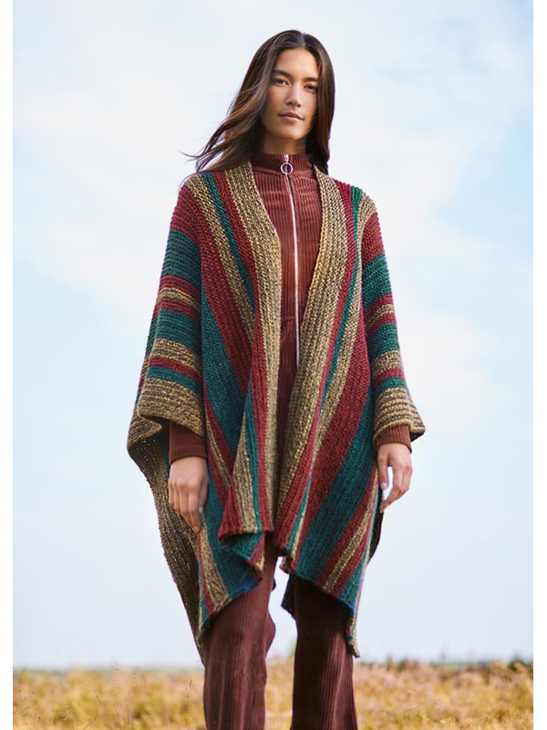 PONCHO Duetto Classico von Lana Grossa