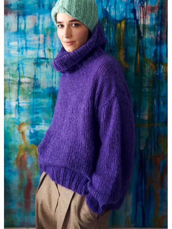 OVERSIZED MOHAIRPULLOVER Brigitte No. 3 von Lana Grossa