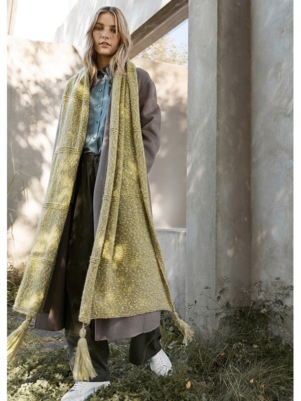 Lana Grossa BREITER SCHAL Brigitte No. 2 Seta