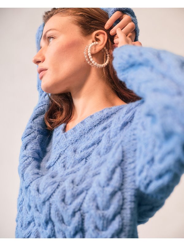 Lana Grossa ZOPFPULLOVER Brigitte No.2