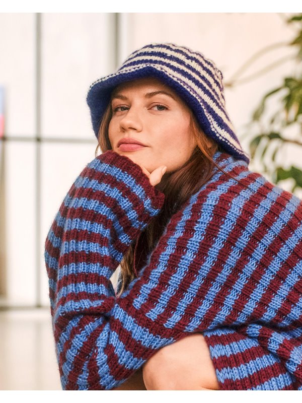 STREIFENHUT Brigitte No. 2 von Lana Grossa