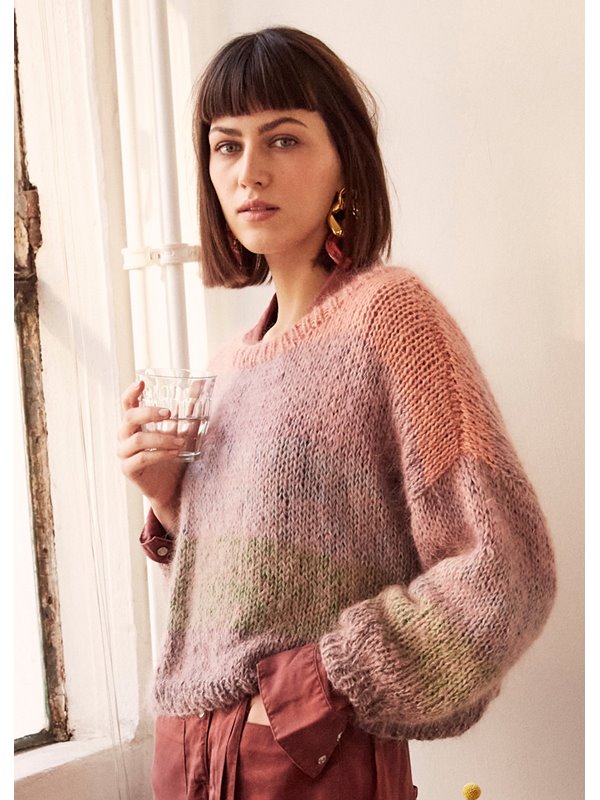 PULLOVER MIT FARBVERLAUF Brigitte No. 3 & 4 von Lana Grossa