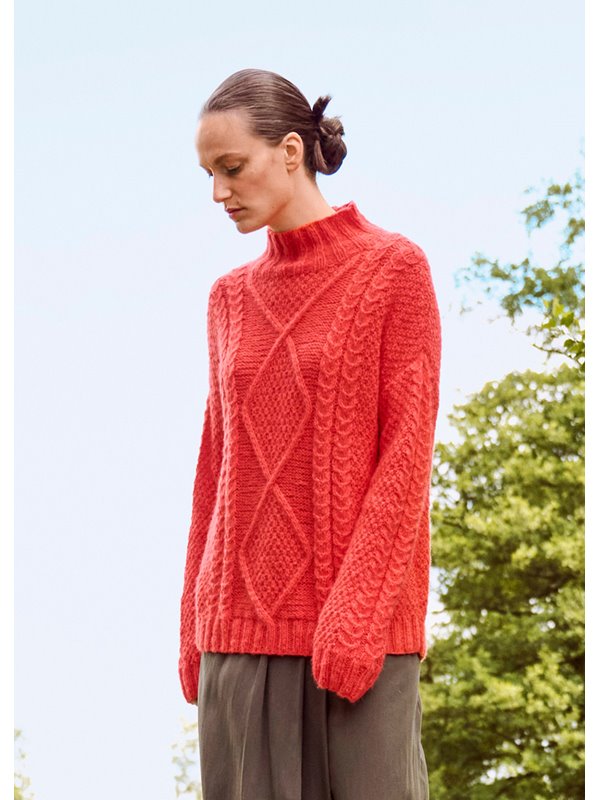 PULLOVER MIT ARANMUSTER Brigitte No. 2 von Lana Grossa