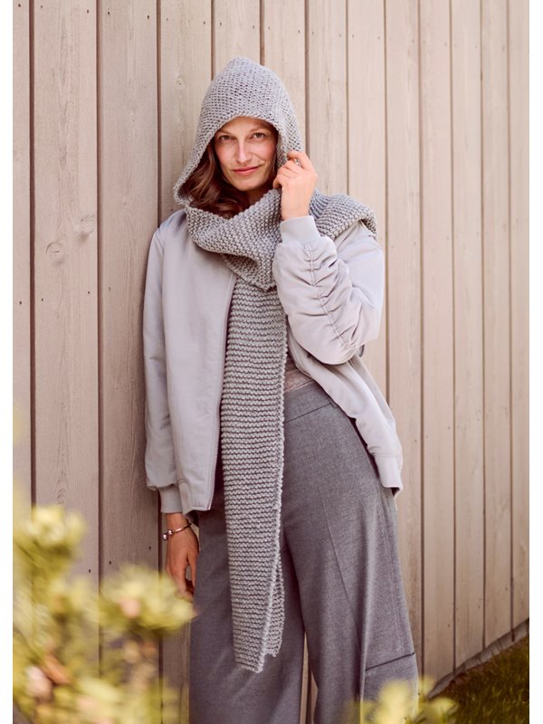 Lana Grossa KAPUZEN-SCHAL Brigitte No. 5