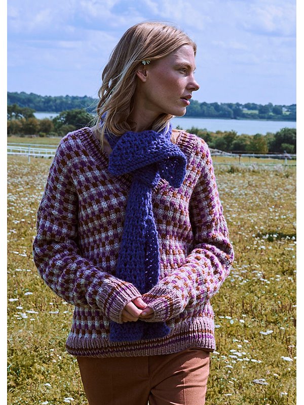 Lana Grossa KAROPULLOVER Alta Moda Cashmere 16