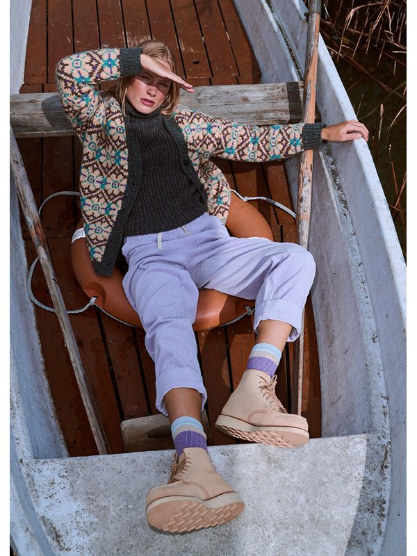 Lana Grossa RIPPENPULLOVER Alta Moda Alpaca