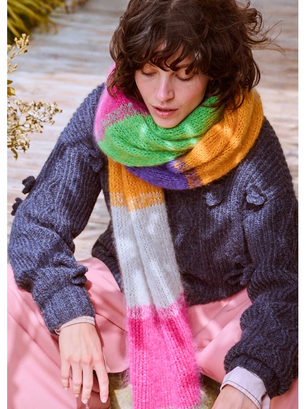 PULLOVER MIT HÄKELBLUMEN Brigitte No. 2 von Lana Grossa
