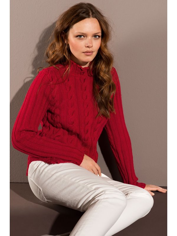 RIPPENPULLI Cool Wool Alpaca von Lana Grossa