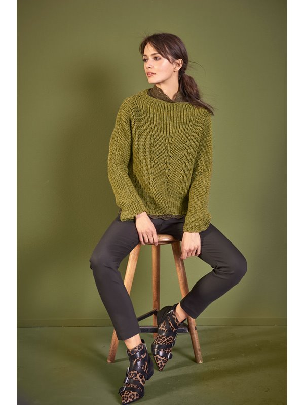 PULLOVER COOL WOOL Big Melange (GOTS) von Lana Grossa