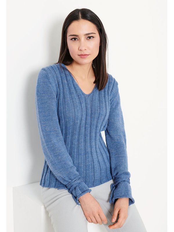 PULLOVER Slow Wool Lino von Lana Grossa