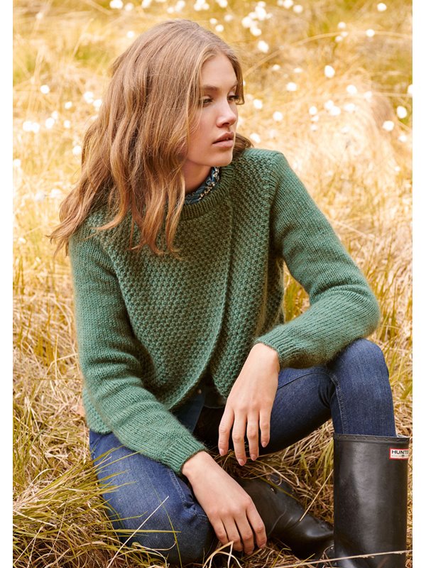 PULLOVER COOL WOOL Big Melange (GOTS)/Silkhair von Lana Grossa