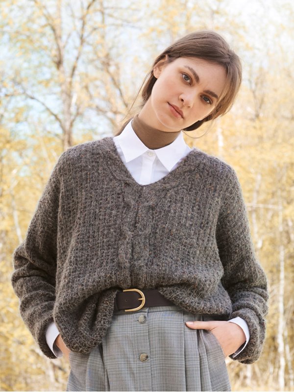 PULLOVER Peru Tweed von Lana Grossa